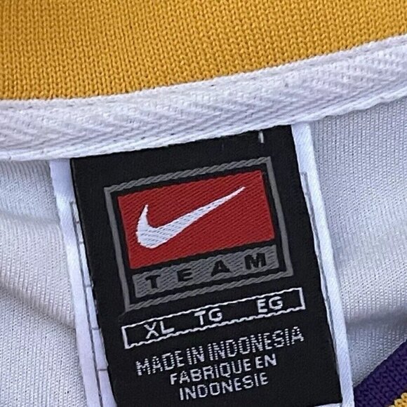 Rare Vintage Nike Los Angeles LA Lakers Warm Up Shooting Shirt Size XL - Picture 15 of 16